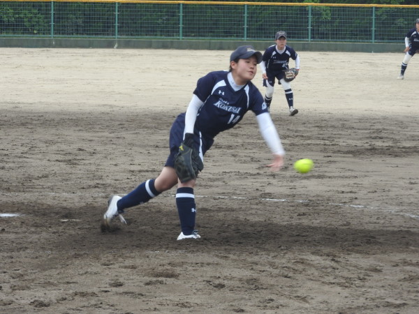 第１４回北信越大学オープン大会　女子　準決勝の模様（金沢学院　対　大阪国際大学　戦）１