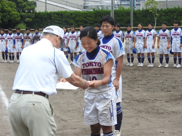 第１４回北信越大学オープン大会　女子　閉会式の模様４