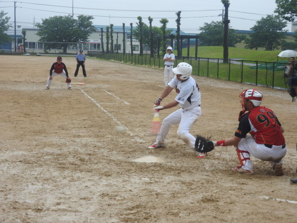 第１７回日本スポーツマスターズ男子大会　県予選会　決勝戦の模様（苗代壮年　対　白山ロックス　戦）１０