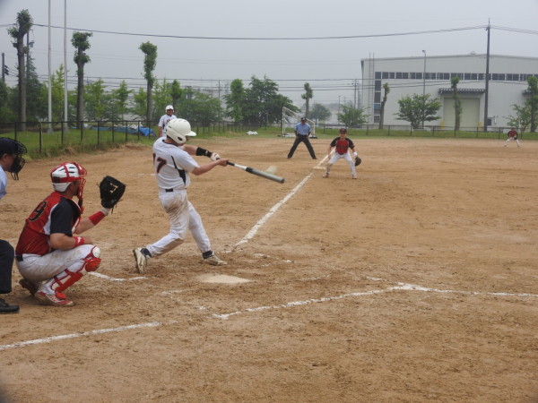 第１７回日本スポーツマスターズ男子大会　県予選会　決勝戦の模様（苗代壮年　対　白山ロックス　戦）１１