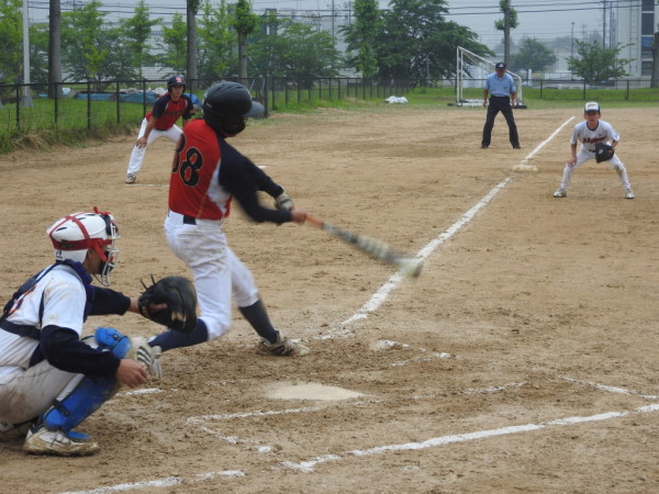 第１７回日本スポーツマスターズ男子大会　県予選会　決勝戦の模様（苗代壮年　対　白山ロックス　戦）１２