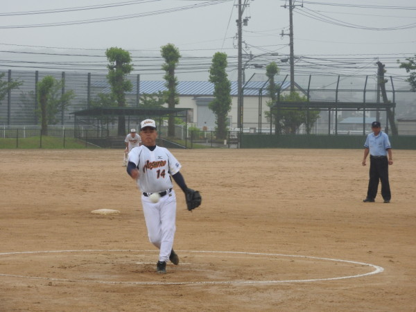 第１７回日本スポーツマスターズ男子大会　県予選会　決勝戦の模様（苗代壮年　対　白山ロックス　戦）１