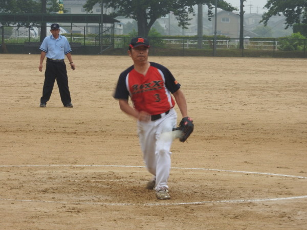 第１７回日本スポーツマスターズ男子大会　県予選会　決勝戦の模様（苗代壮年　対　白山ロックス　戦）２