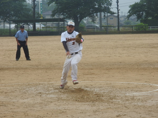 第１７回日本スポーツマスターズ男子大会　県予選会　決勝戦の模様（苗代壮年　対　白山ロックス　戦）５