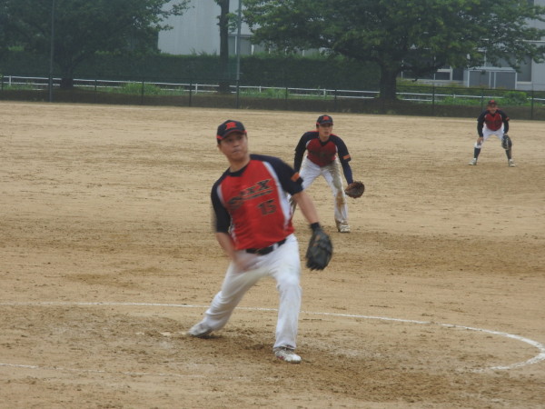 第１７回日本スポーツマスターズ男子大会　県予選会　決勝戦の模様（苗代壮年　対　白山ロックス　戦）６