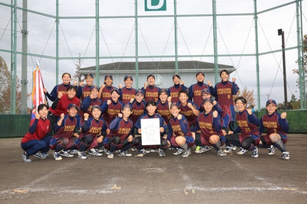 第２６回北信越大学男子女子新人選手権大会 女子優勝チーム＜金沢学院大学＞