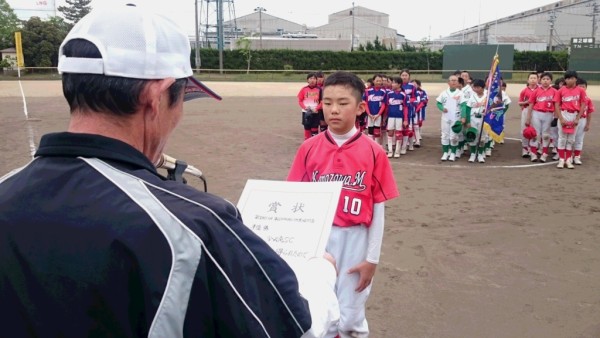 第３０回全日本小学生大会　県予選会　表彰式２