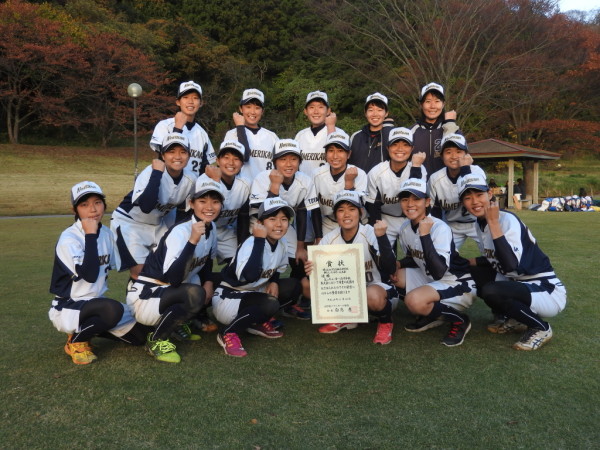 第３６回北信越高等学校新人大会　女子　優勝チーム＜滑川＞