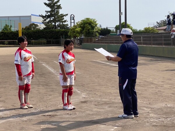 第10回ミズノジュニア大会表彰式準優勝チーム1