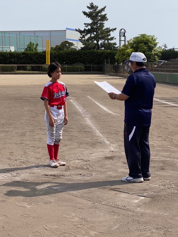 第10回ミズノジュニア大会表彰式第3位チーム