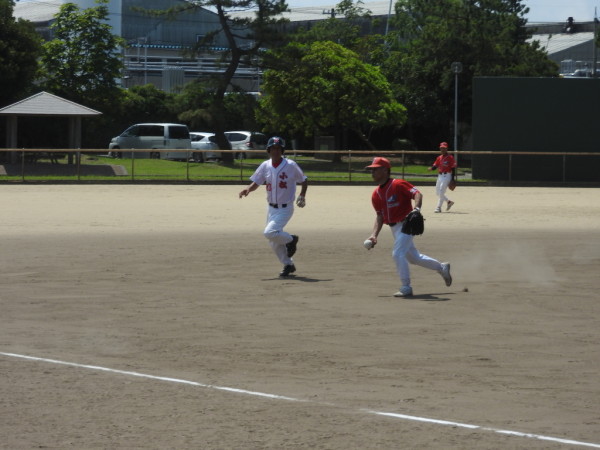 第11回全日本ハイシニアソフトボール大会県予選 決勝戦の模様（白山クラブ　対　小松ハイシニア　戦）４