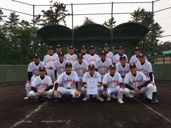 第14回北信越ハイシニア大会 県予選　　優勝チーム＜白山クラブ＞