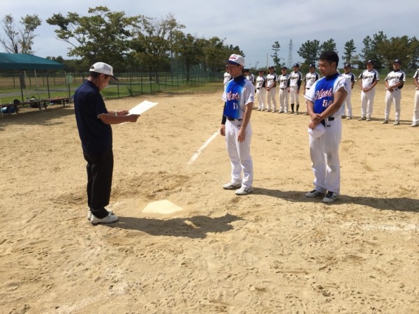 第15回北信越一般男子大会　閉会式の模様１