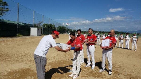 第19回シニア小松市長旗親善大会 富樫戦準優勝チーム表彰式4