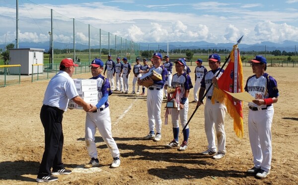 第19回シニア小松市長旗親善大会 弁慶戦優勝チーム表彰式5