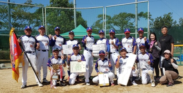 第19回シニア小松市長旗親善大会 弁慶戦優勝チーム＜旭球友会＞