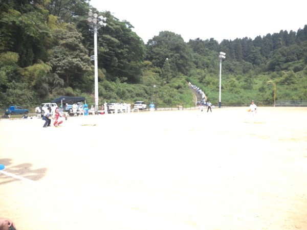 第24回全日本実年ソフトボール大会県予選 一回戦の模様（小松実年　対　松任実年）