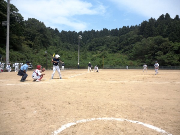 第24回全日本実年ソフトボール大会県予選 一回戦の模様（能美TNTJ　対　津幡実年）