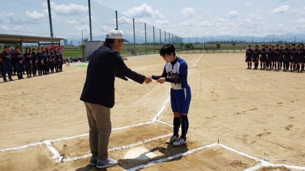 第29回北信越大学女子選手権大会準優勝チーム表彰式