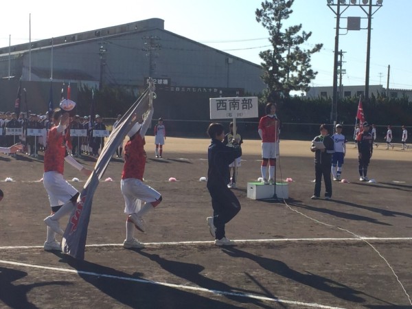 第30回北信越中学生選抜大会　開会式の模様3