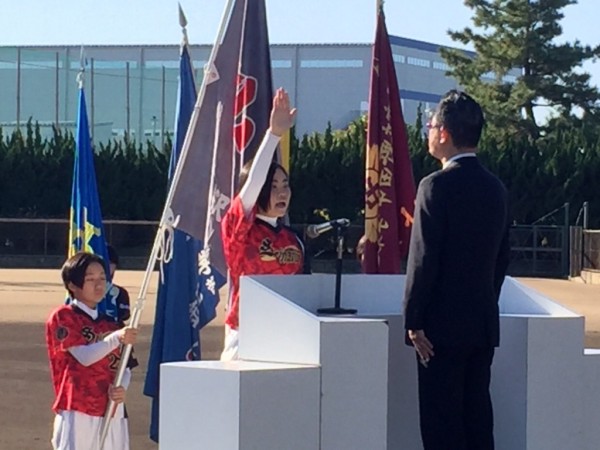 第30回北信越中学生選抜大会　開会式の模様8