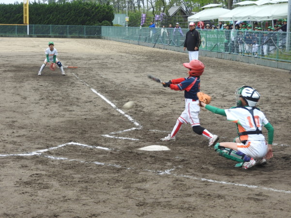 第31回全日本小学生大会　県予選 ３位決定戦の模様（能美　対　なかのと　戦）６