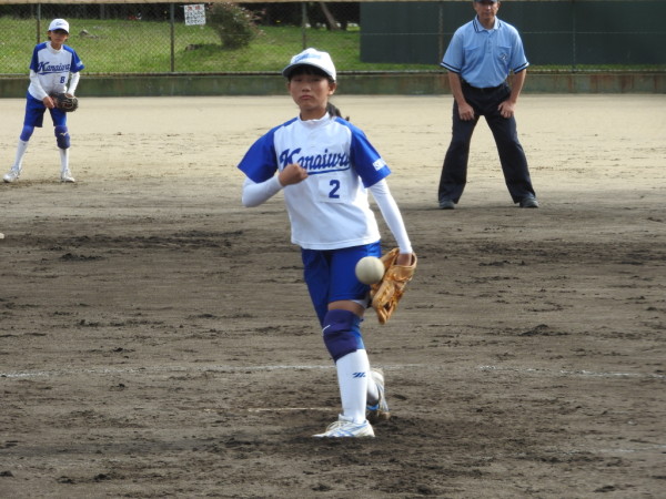 第31回石川県中学校秋季新人大会　準々決勝の模様（東和 対 金石 戦）２