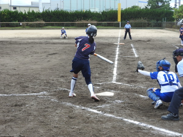 第31回石川県中学校秋季新人大会　準々決勝の模様（東和 対 金石 戦）８
