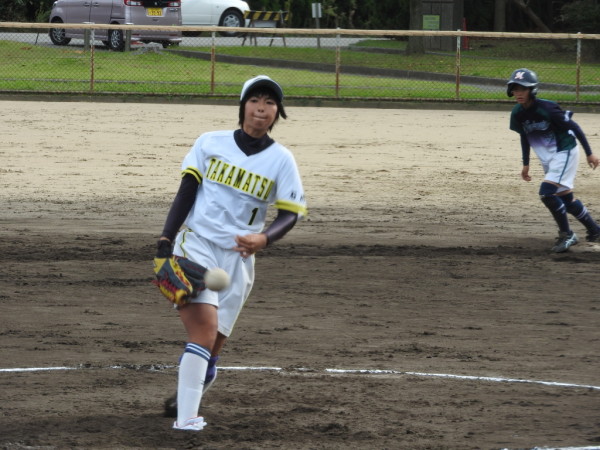 第31回石川県中学校秋季新人大会　準々決勝の模様（高松 対 森本 戦）１