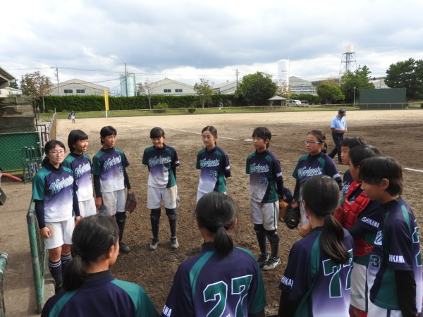 第31回石川県中学校秋季新人大会　準々決勝の模様（高松 対 森本 戦）３