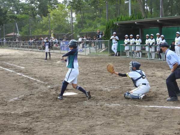 第31回石川県中学校秋季新人大会　準々決勝の模様（高松 対 森本 戦）５