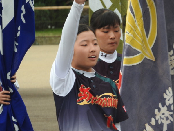 第31回石川県中学校秋季新人大会 開会式の模様２