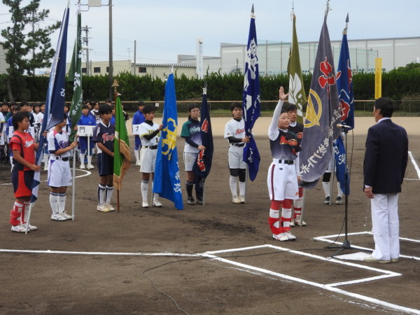 第31回石川県中学校秋季新人大会 開会式の模様３