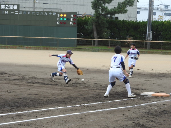 第31回石川県中学校秋季新人大会 1回戦（金石対北星戦）７