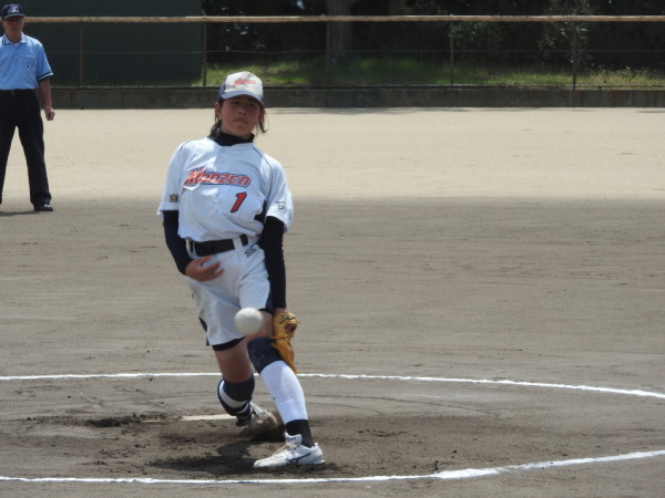 第31回石川県中学校選抜大会　準決勝の模様（門前 対 森本　戦）１