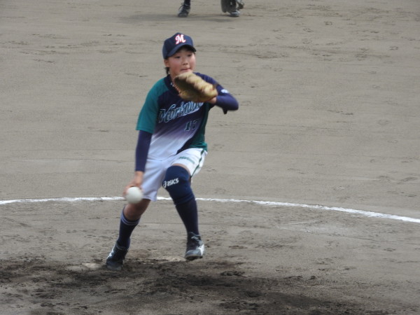 第31回石川県中学校選抜大会 決勝戦の模様　（森本 対 中能登　戦）１