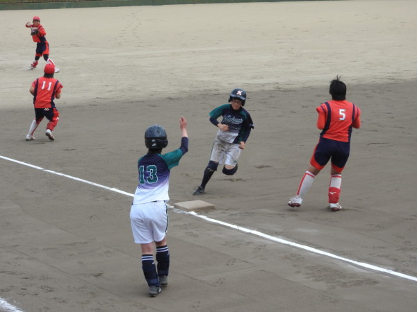 第31回石川県中学校選抜大会 決勝戦の模様　（森本 対 中能登　戦）４