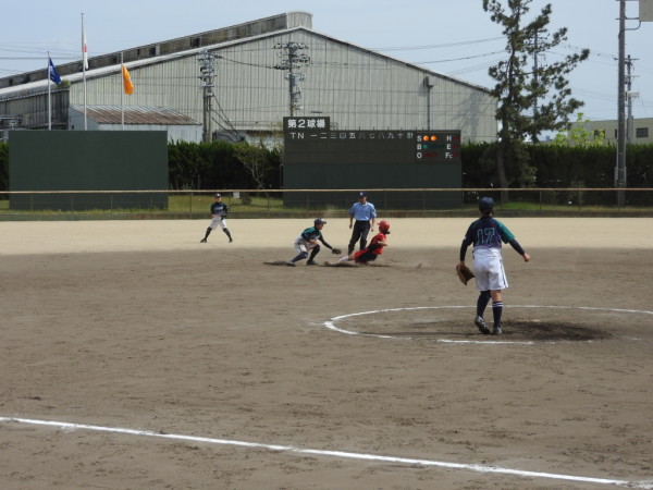 第31回石川県中学校選抜大会 決勝戦の模様　（森本 対 中能登　戦）６