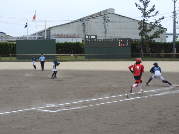 第31回石川県中学校選抜大会 決勝戦の模様　（森本 対 中能登　戦）７