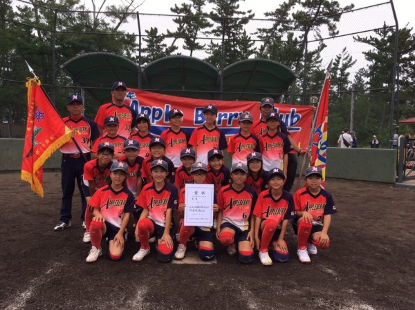 第32回北信越小学生男女大会県予選 女子　優勝チーム＜森本アップルベリークラブ＞