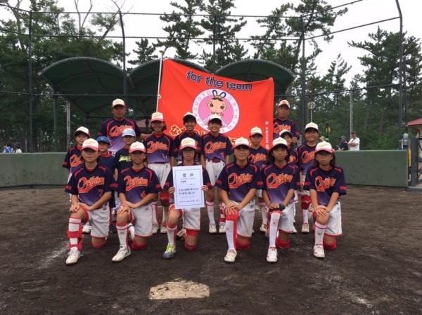 第32回北信越小学生男女大会県予選 女子　準優勝チーム＜なかのと織姫ＳＢＣ＞