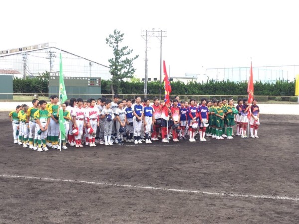 第32回北信越小学生男女大会県予選 閉会式の模様１