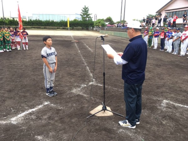 第32回北信越小学生男女大会県予選 閉会式の模様4