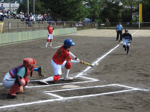 第32回石川県中学校新人大会　決勝の模様（西南部　対　森本）６