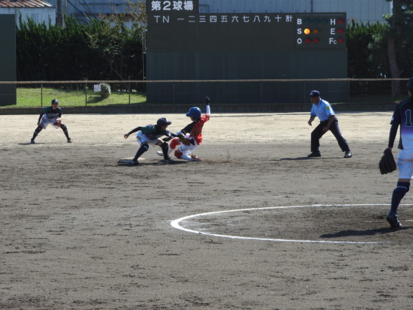第32回石川県中学校新人大会　決勝の模様（西南部　対　森本）７