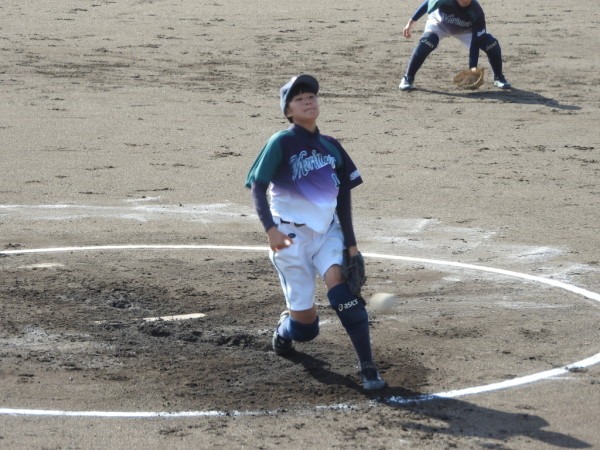 第32回石川県中学校新人大会　準決勝の模様（内灘　対　森本）２