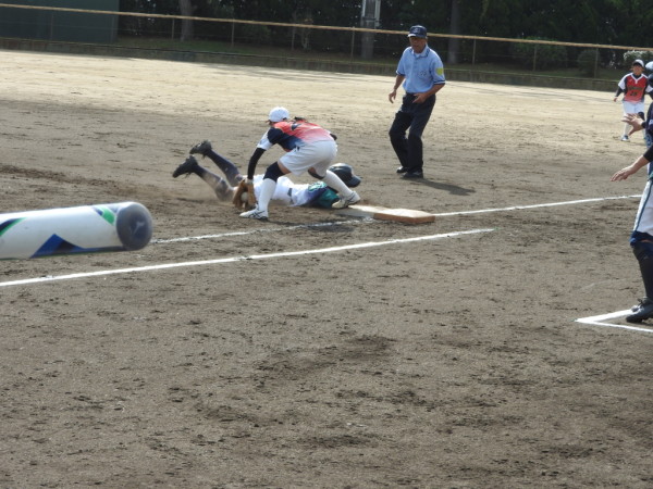 第32回石川県中学校新人大会　準決勝の模様（内灘　対　森本）６