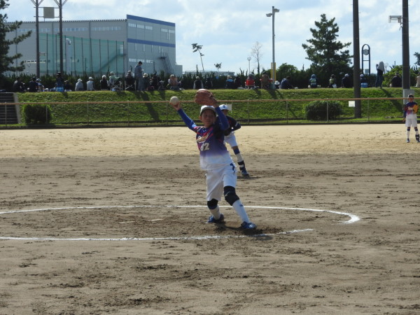 第32回石川県中学校新人大会　第三代表決定戦の模様（辰口　対　内灘）１