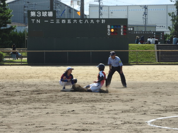 第32回石川県中学校新人大会　第三代表決定戦の模様（辰口　対　内灘）５