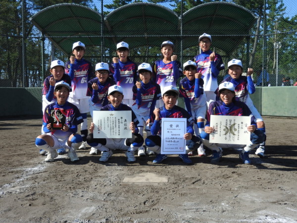 第32回石川県中学校新人大会　第3位チーム＜辰口＞